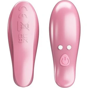 Pretty Love Cailey Nipple Clamps with 10 Vibrations and Remote Control Pink