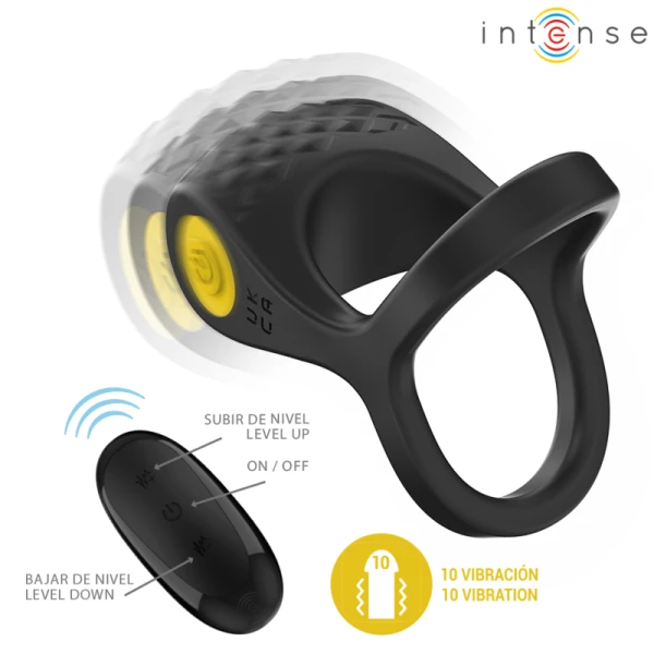 Intense FOR HIM Dubbele Penisring Vibrator Alex Zwart