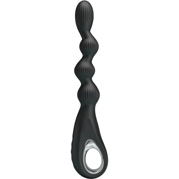 Anal Toys Pretty Love Federer Anale Vibrator met 12 Trillingen, Silicone, Zwart