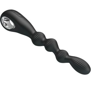 Anal Toys Pretty Love Federer Anale Vibrator met 12 Trillingen, Silicone, Zwart Anal Toys Pretty Love Federer Anale Vibrator met 12 Trillingen, Silicone, Zwart - Afbeelding 3