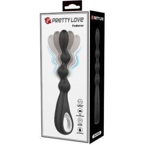 Anal Toys Pretty Love Federer Anale Vibrator met 12 Trillingen, Silicone, Zwart Anal Toys Pretty Love Federer Anale Vibrator met 12 Trillingen, Silicone, Zwart - Afbeelding 7
