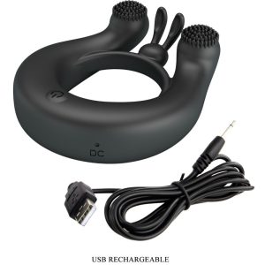 FOR HIM Pretty Love Dahlia Vibratiering met Clitorisstimulator, 12 standen, Zwart FOR HIM Pretty Love Dahlia Vibratiering met Clitorisstimulator, 12 standen, Zwart - Afbeelding 8