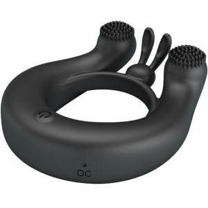 FOR HIM Pretty Love Dahlia Vibratiering met Clitorisstimulator, 12 standen, Zwart FOR HIM Pretty Love Dahlia Vibratiering met Clitorisstimulator, 12 standen, Zwart - Afbeelding 4