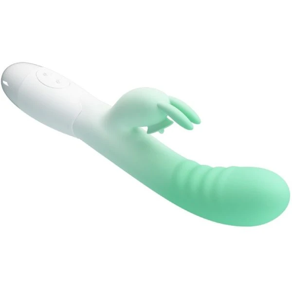 High Tech Pretty Love Cerberus Rabbit Vibrator met 30 functies groen