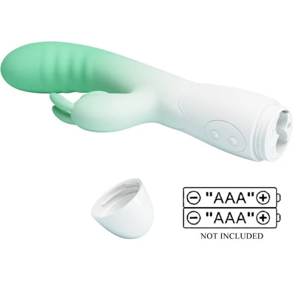 High Tech Pretty Love Cerberus Rabbit Vibrator met 30 functies groen