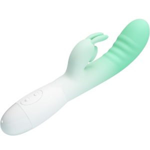 High Tech Pretty Love Cerberus Rabbit Vibrator met 30 functies groen High Tech Pretty Love Cerberus Rabbit Vibrator met 30 functies groen - Afbeelding 4