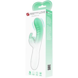 High Tech Pretty Love Cerberus Rabbit Vibrator met 30 functies groen High Tech Pretty Love Cerberus Rabbit Vibrator met 30 functies groen - Afbeelding 9