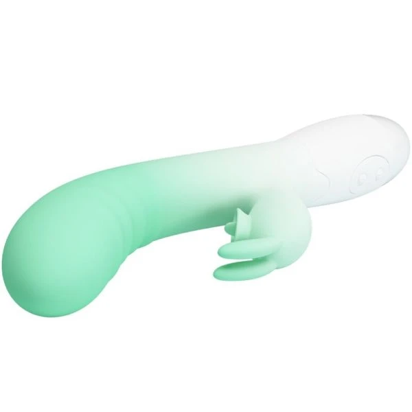 High Tech Pretty Love Cerberus Rabbit Vibrator met 30 functies groen