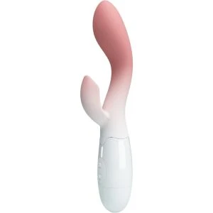 High Tech Pretty Love Brighty G-Punt Vibrator met Clitorisstimulator, 30 Trillingen, Roze