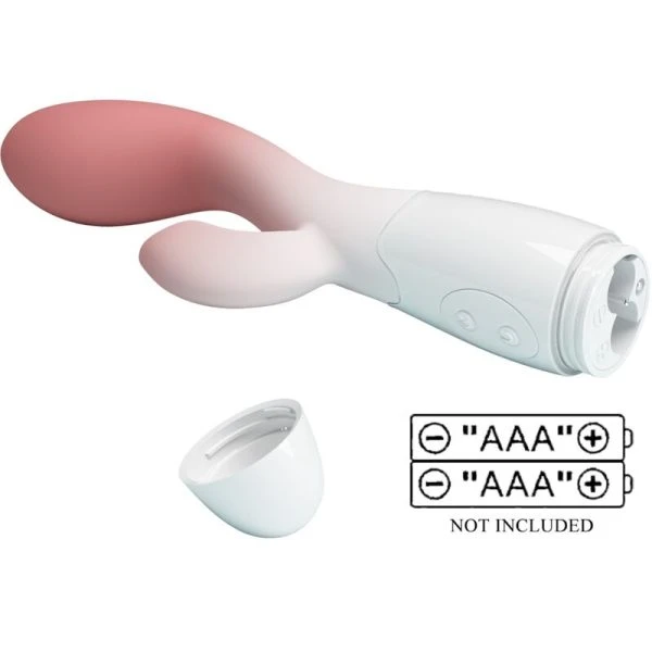 High Tech Pretty Love Brighty G-Punt Vibrator met Clitorisstimulator, 30 Trillingen, Roze