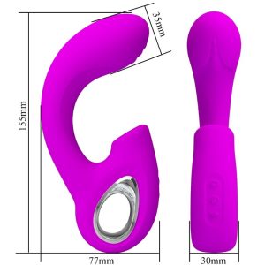 High Tech Pretty Love Sibel G-Punt Vibrator met Clitorisstimulator 10 Trillingen Paars High Tech Pretty Love Sibel G-Punt Vibrator met Clitorisstimulator 10 Trillingen Paars - Afbeelding 5