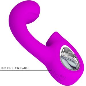 High Tech Pretty Love Sibel G-Punt Vibrator met Clitorisstimulator 10 Trillingen Paars High Tech Pretty Love Sibel G-Punt Vibrator met Clitorisstimulator 10 Trillingen Paars - Afbeelding 6
