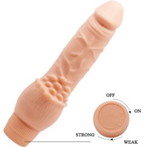Baile Realistische Vibrator Barbara met sterke adering Baile Realistische Vibrator Barbara met sterke adering - Afbeelding 4