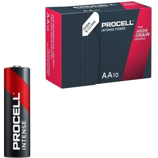 Procell Intensive Power Alkaline LR6 AA 1,5 V Batterien 10er-Box