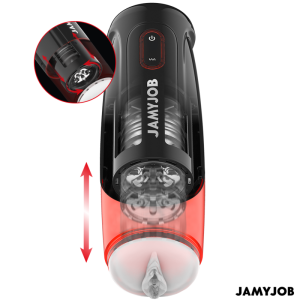 Jamyjob Storm Automatische Mond-Masturbator met 10 rotatie- en 10 stootmodi Jamyjob Storm Automatische Mond-Masturbator met 10 rotatie- en 10 stootmodi - Afbeelding 2