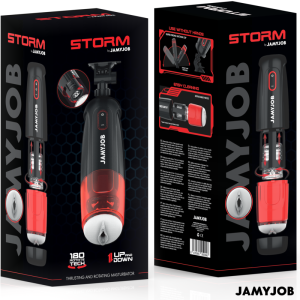 Jamyjob Storm Automatische Mond-Masturbator met 10 rotatie- en 10 stootmodi Jamyjob Storm Automatische Mond-Masturbator met 10 rotatie- en 10 stootmodi - Afbeelding 7