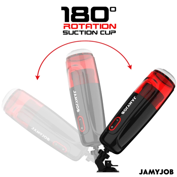 Jamyjob Storm Automatische Mond-Masturbator met 10 rotatie- en 10 stootmodi Jamyjob Storm Automatische Mond-Masturbator met 10 rotatie- en 10 stootmodi
