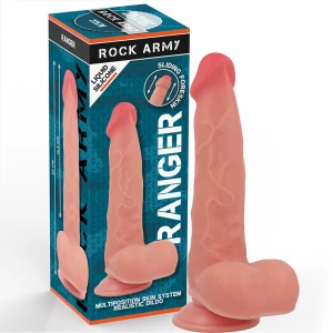 Rock Army Liquid Silicone Ranger 22 cm Silikon-Dildo mit Saugnapf