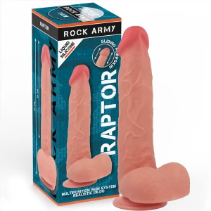 Rock Army Liquid Silicone Raptor Dildo 24 cm mit Saugnapf