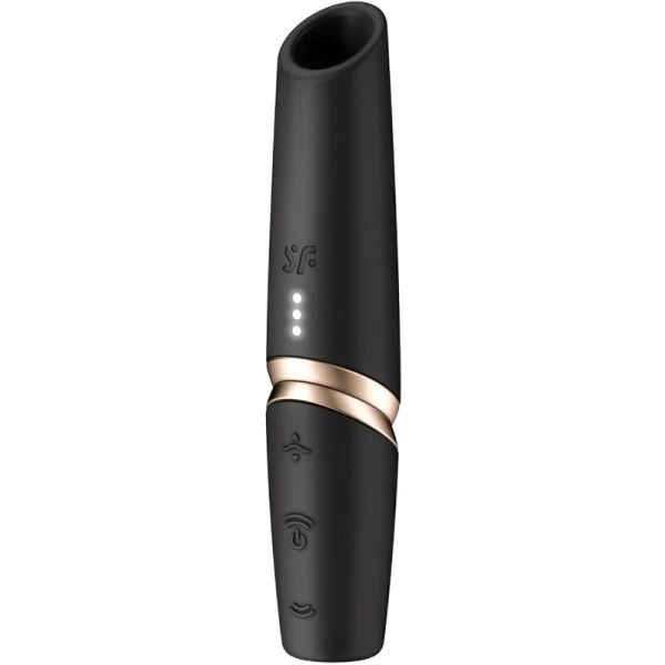 Satisfyer AIR Pulse Pro 2 Perfect Kiss drukwellenvibrator Zwart/Goud