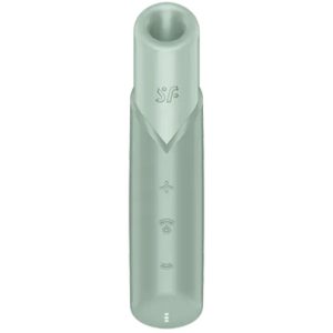 Satisfyer Naughty Kiss Wave Auflegevibrator mit Airwave-Technologie, Aquamarin – Bild 1