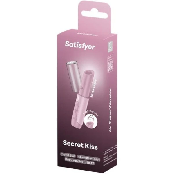 Satisfyer AIR Pulse Clitoris-Stimulator Secret Kiss Wave, roze