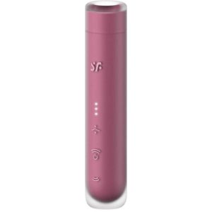 Satisfyer AIR Pulse Klitoris-Stimulator First Kiss Wave granat Satisfyer AIR Pulse Klitoris-Stimulator First Kiss Wave granat – Bild 1