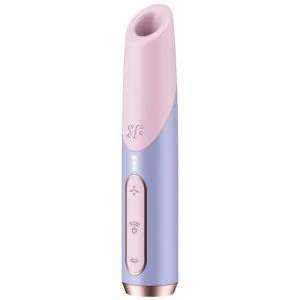 Satisfyer AIR Pulse Klitoris-Stimulator Bold Kiss Wave, Roze/Paars
