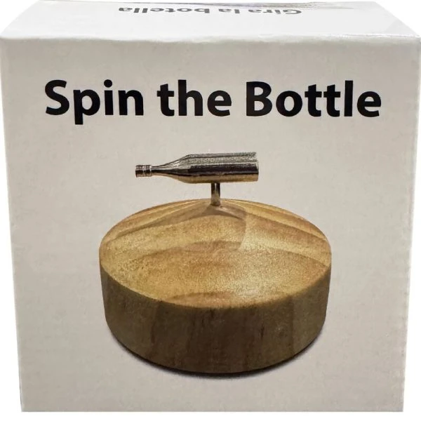 Kheper Games Flessendraaien Partyspel met Metalen Fles Kheper Games Flessendraaien Partyspel met Metalen Fles