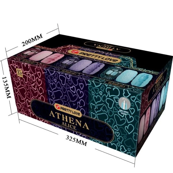 Bodies & Masturbators Pretty Love Athena Alice Pack 15 Masturbatoren, verschiedene Tunnel