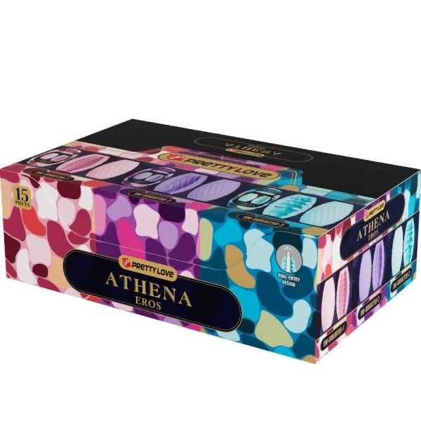 Bodies & Masturbators Pretty Love Athena Eros Pack 15 Masturbatoren, TPR