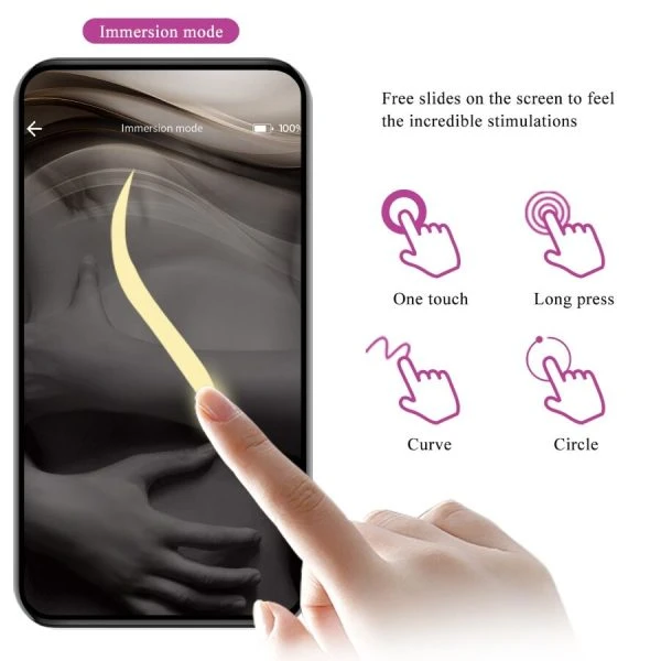 APP Series Pretty Love Leviathan App-gesteuerter Vibrator Lila