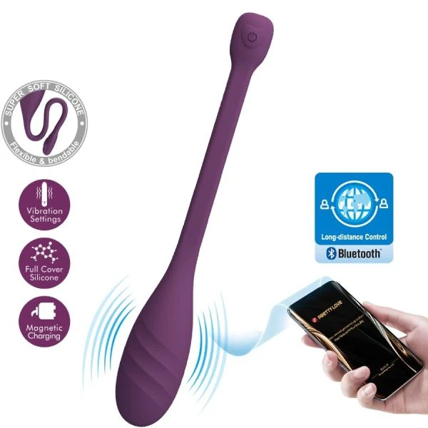 APP Series Pretty Love Leviathan App-gesteuerter Vibrator Lila