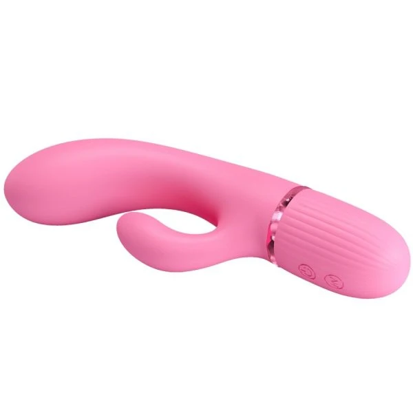 High Tech Pretty Love Marski Rabbit Vibrator met G-puntstimulatie, Roze High Tech Pretty Love Marski Rabbit Vibrator met G-puntstimulatie, Roze