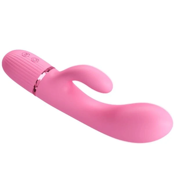 High Tech Pretty Love Marski Rabbit Vibrator met G-puntstimulatie, Roze High Tech Pretty Love Marski Rabbit Vibrator met G-puntstimulatie, Roze