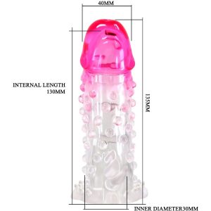 FOR HIM Pretty Love Wilford realistische penisverlengeringshuls met ribbels roze FOR HIM Pretty Love Wilford realistische penisverlengeringshuls met ribbels roze - Afbeelding 5