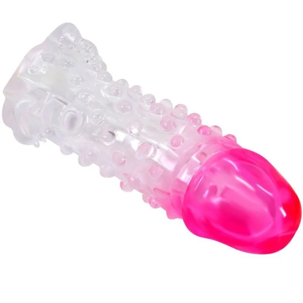 FOR HIM Pretty Love Wilford realistische penisverlengeringshuls met ribbels roze FOR HIM Pretty Love Wilford realistische penisverlengeringshuls met ribbels roze