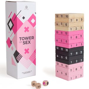 Secretplay 100% Games Tower of Sex Holzspiel mit Aufgaben Secretplay 100% Games Tower of Sex Holzspiel mit Aufgaben – Bild 1