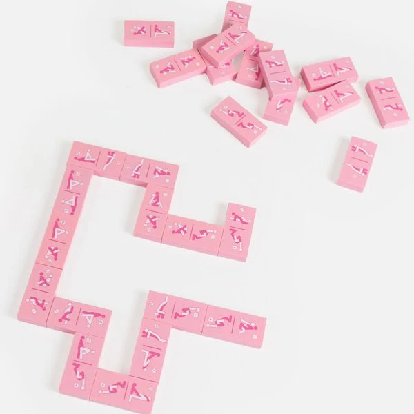 Secretplay 100% Games Kinky Domino Houtspel met 28 Stukken