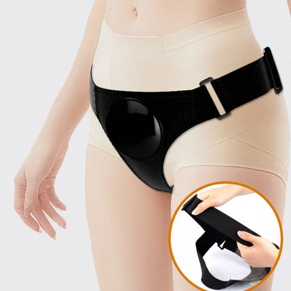 Harness Collection Pretty Love Universal Harness Slip met Squirting Dildo Bruin