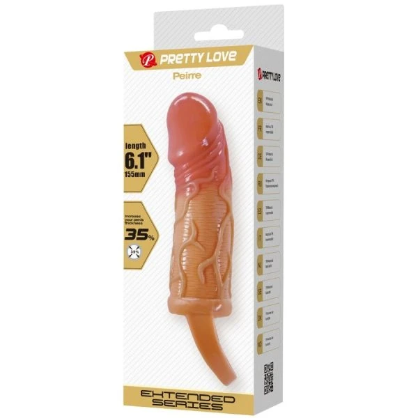 FOR HIM Pretty Love Peirre Penishülle met balzakstrekker TPR