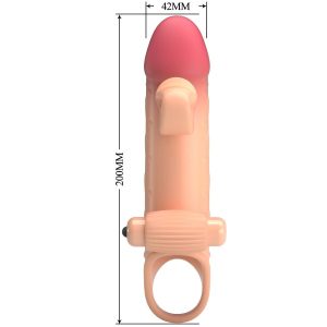 Romance Vibrierende Penishuls Natuur met TPE en Stimulator Romance Vibrierende Penishuls Natuur met TPE en Stimulator - Afbeelding 8