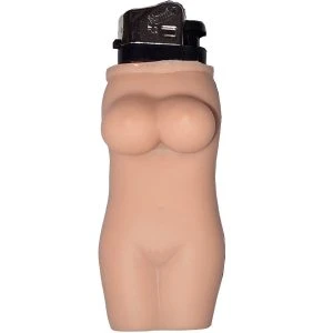 Diablo Picante Lighter in the Shape of a Female Body, Natural
