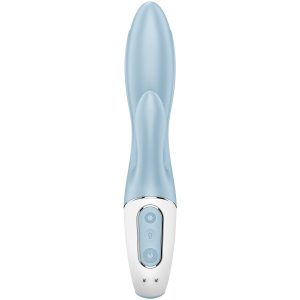 Satisfyer Air Pump Bunny 1 opblaasbare konijnenvibrator met clitorisstimulator Blauw Satisfyer Air Pump Bunny 1 opblaasbare konijnenvibrator met clitorisstimulator Blauw - Afbeelding 3