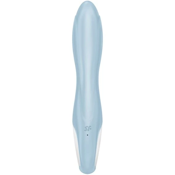 Satisfyer Air Pump Bunny 1 opblaasbare konijnenvibrator met clitorisstimulator Blauw