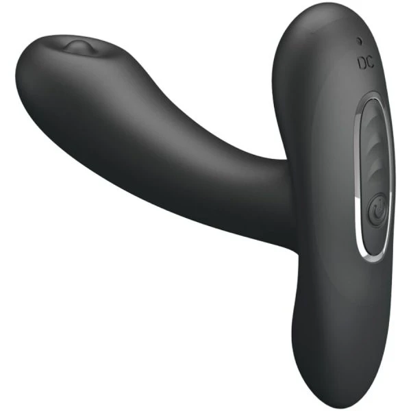 Anal Toys Pretty Love Remington Anale en Vaginale Vibratiemassageapparaat Zwart