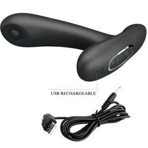 Anal Toys Pretty Love Remington Anale en Vaginale Vibratiemassageapparaat Zwart Anal Toys Pretty Love Remington Anale en Vaginale Vibratiemassageapparaat Zwart - Afbeelding 7