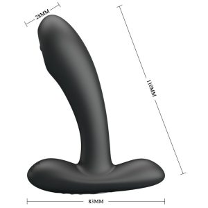 Anal Toys Pretty Love Remington Anale en Vaginale Vibratiemassageapparaat Zwart Anal Toys Pretty Love Remington Anale en Vaginale Vibratiemassageapparaat Zwart - Afbeelding 5