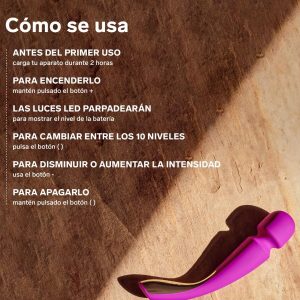 Lelo Smart Wand 2 Aqua Massager Lichaamsmassageapparaat Lelo Smart Wand 2 Aqua Massager Lichaamsmassageapparaat - Afbeelding 6