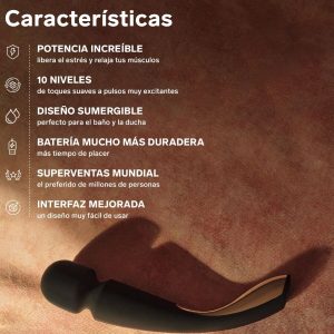 Lelo Smart Wand 2 Aqua Massager Lichaamsmassageapparaat Lelo Smart Wand 2 Aqua Massager Lichaamsmassageapparaat - Afbeelding 5